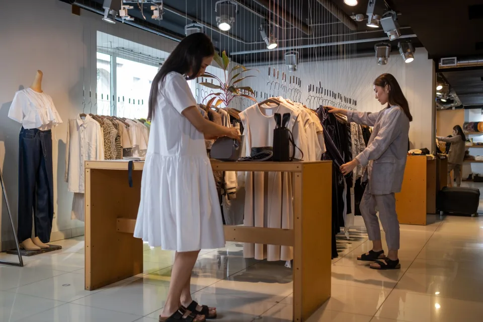 Khu vải và bảng màu vải